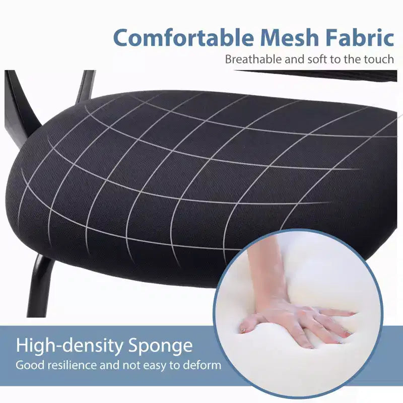 Okak Ergonomic Office Chair with Padding Seats; Computer Chair with Armrest and Lumbar Support; Desk Chair for Reading Room; Study