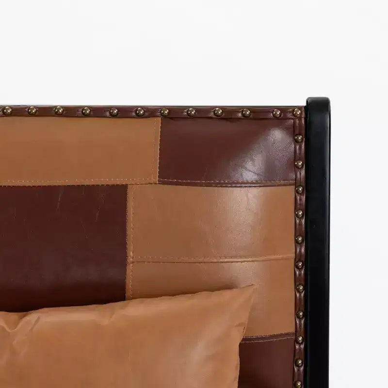 GDFStudio Uintah Scandinavian Faux Leather Upholstered Accent Chair