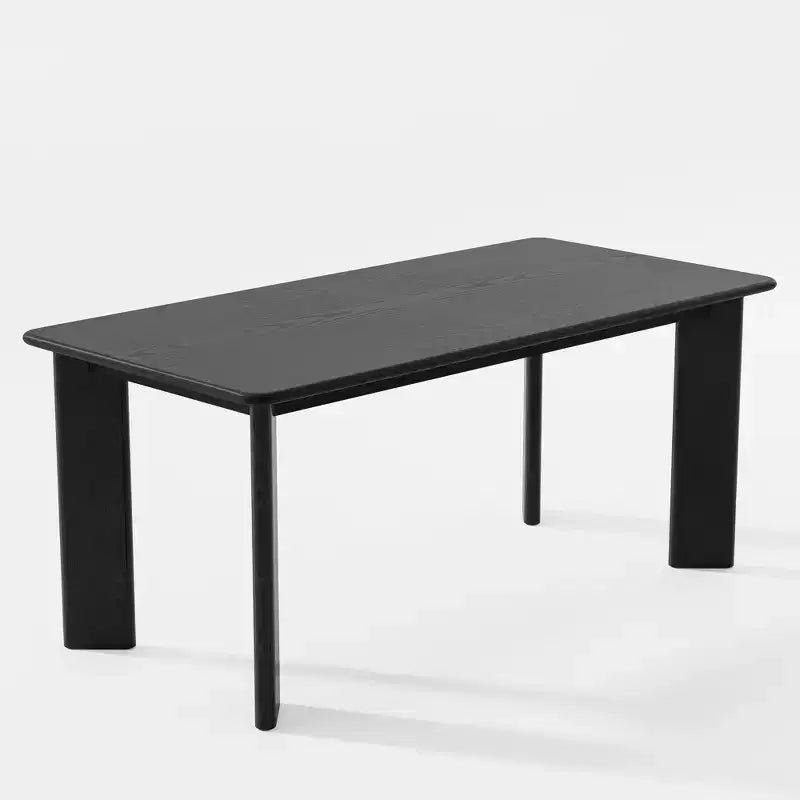 67 Inch Black Square Dining Table For Multiple People Dining At The Same Time; Suitable For Both Dining And Living Rooms
