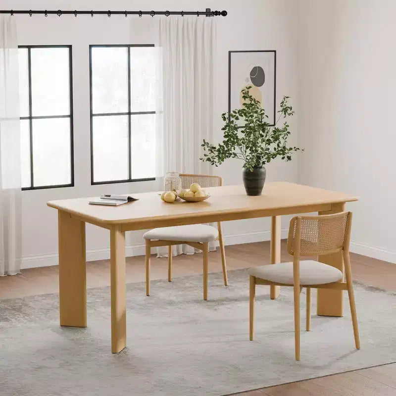 67 Inch Black Square Dining Table For Multiple People Dining At The Same Time; Suitable For Both Dining And Living Rooms
