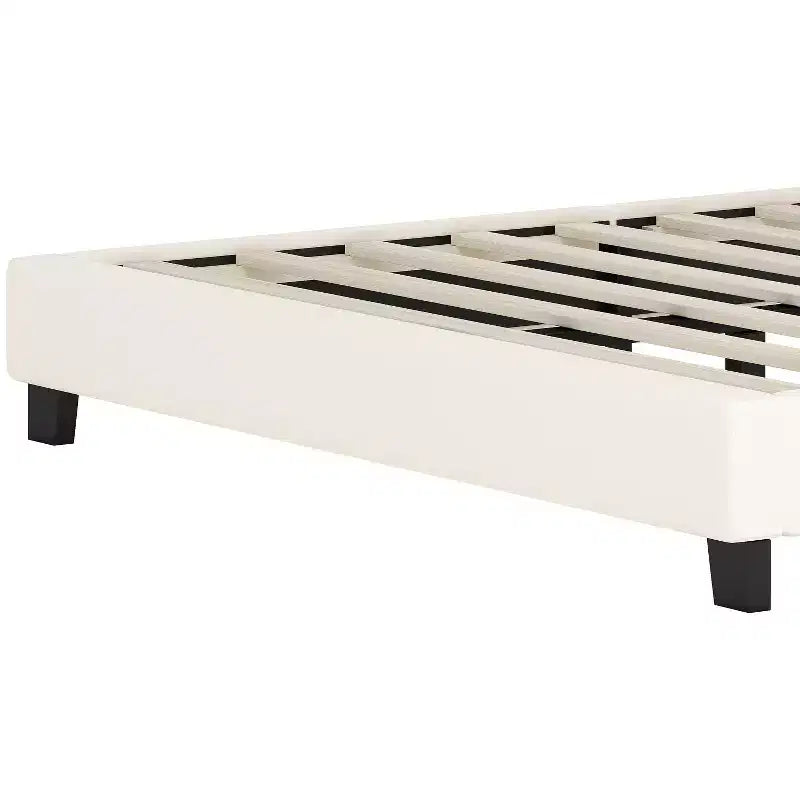 Twin/Full Princess Bed with Crown Headboard; PU Leather Pink Platform Bed Frame for Kids Bedroom