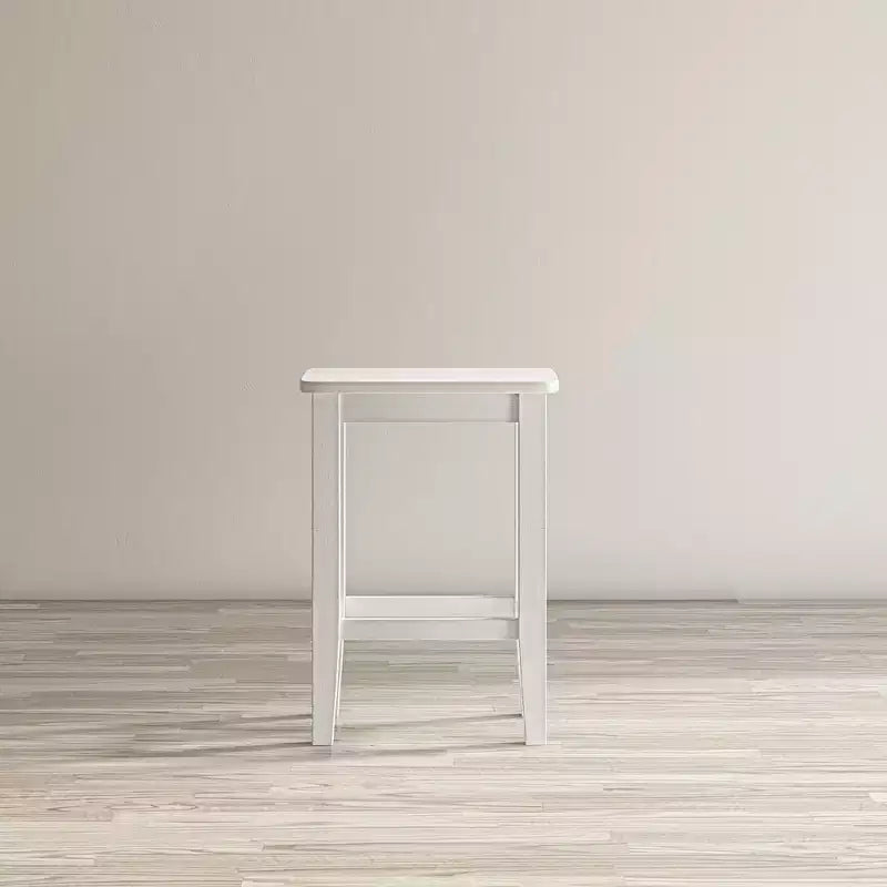 Jofran; Eastern Tides Coastal Wire-Brushed Wood Backless Counter Barstool (Set of 2)