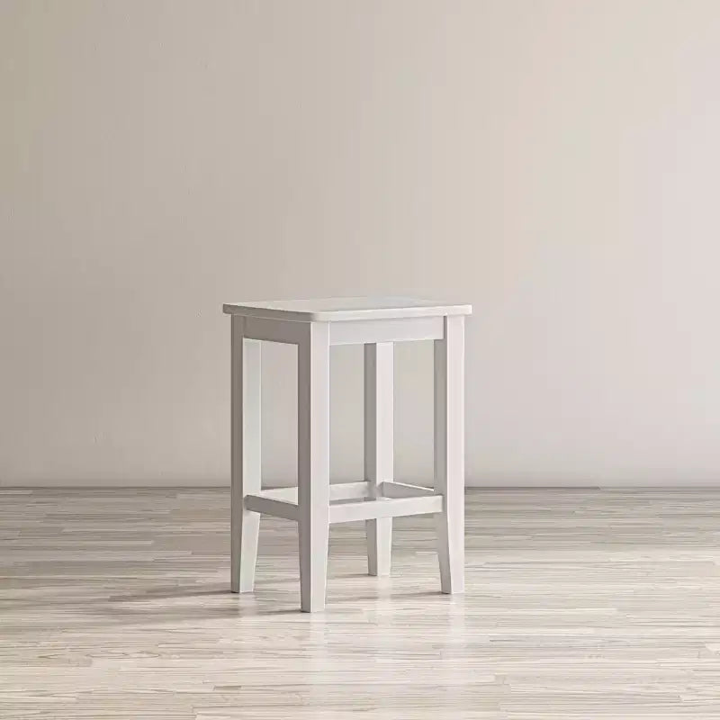 Jofran; Eastern Tides Coastal Wire-Brushed Wood Backless Counter Barstool (Set of 2)