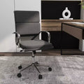 Costway Ergonomic Office Desk Chair w/Rocking Backrest Height-adjustable Padded Seat