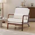 TUYOHW Polyester Accent Chairs;Upholstered Reading Chairs with Arms and Waist Cushion for Living Room;Bedroom