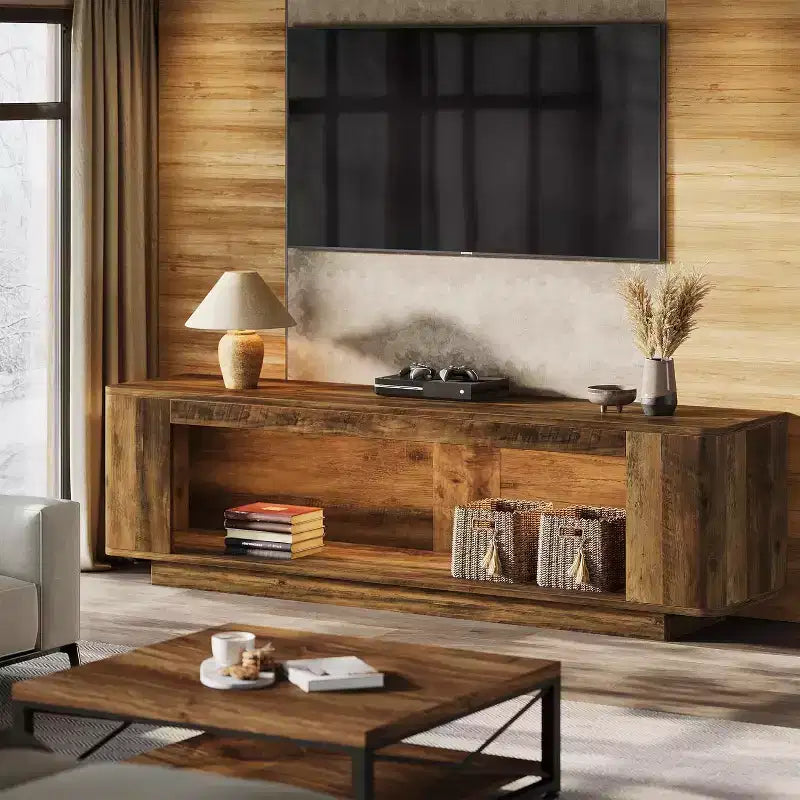 Lantine 70.9-Inch TV Stand; Media Console Entertainment Center for 65/70/75/80-Inch TVs; Television Console Table for Living Room