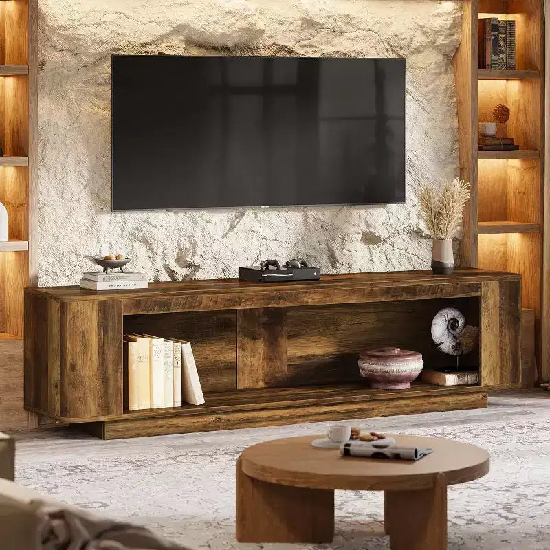 Lantine 70.9-Inch TV Stand; Media Console Entertainment Center for 65/70/75/80-Inch TVs; Television Console Table for Living Room