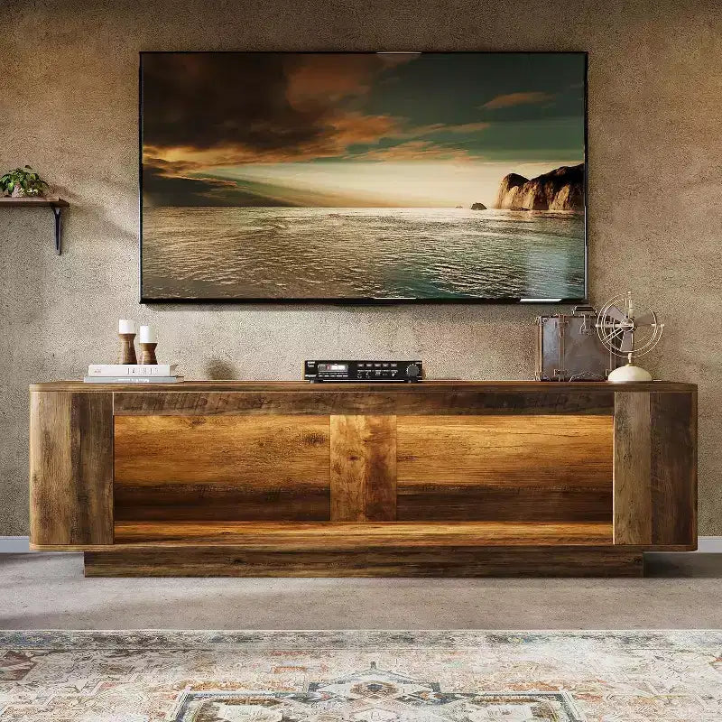 Lantine 70.9-Inch TV Stand; Media Console Entertainment Center for 65/70/75/80-Inch TVs; Television Console Table for Living Room