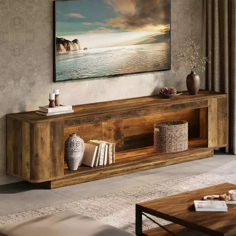 Lantine 70.9-Inch TV Stand; Media Console Entertainment Center for 65/70/75/80-Inch TVs; Television Console Table for Living Room