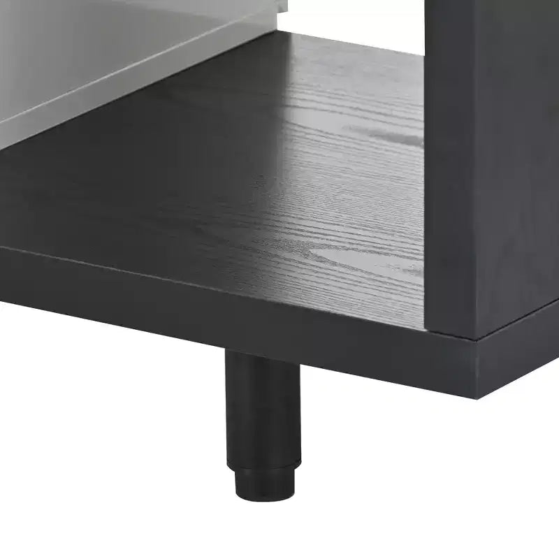Modern TV Stand for 80 TVs; Wood TV Storage Cabinet with 3 Drawers; Entertainment Center Media Console with Adjustable Feet and Open Shelf