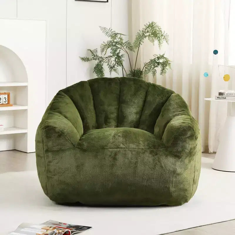 TUYOHW Beanbag Chair with Armrests;High-Density Memory Foam-Filled Lounger;Large Lazy Sofa for Adults Living Room;Removable and Washable Cover