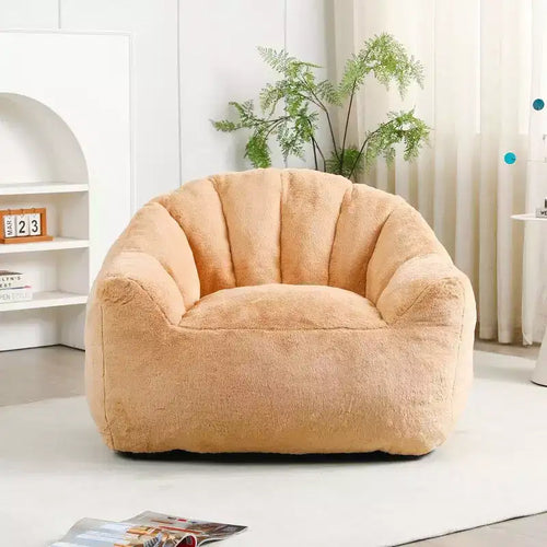 TUYOHW Beanbag Chair with Armrests;High-Density Memory Foam-Filled Lounger;Large Lazy Sofa for Adults Living Room;Removable and Washable Cover