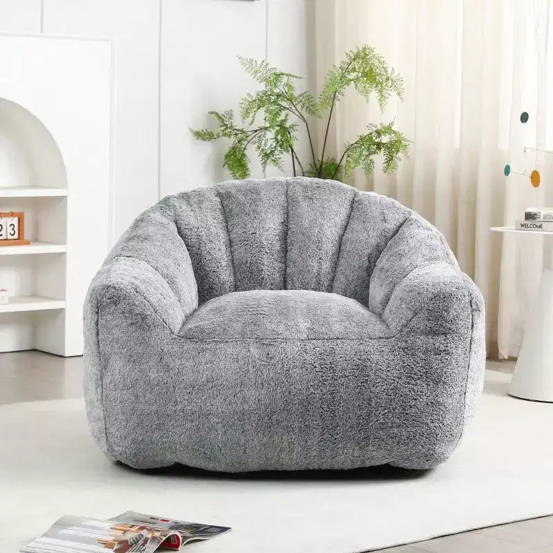 TUYOHW Beanbag Chair with Armrests;High-Density Memory Foam-Filled Lounger;Large Lazy Sofa for Adults Living Room;Removable and Washable Cover