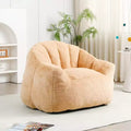 TUYOHW Beanbag Chair with Armrests;High-Density Memory Foam-Filled Lounger;Large Lazy Sofa for Adults Living Room;Removable and Washable Cover
