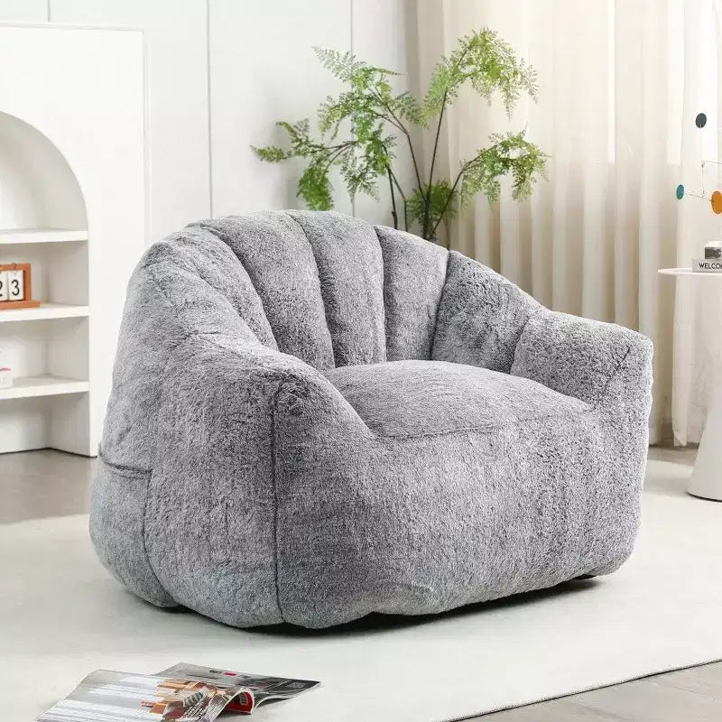 TUYOHW Beanbag Chair with Armrests;High-Density Memory Foam-Filled Lounger;Large Lazy Sofa for Adults Living Room;Removable and Washable Cover