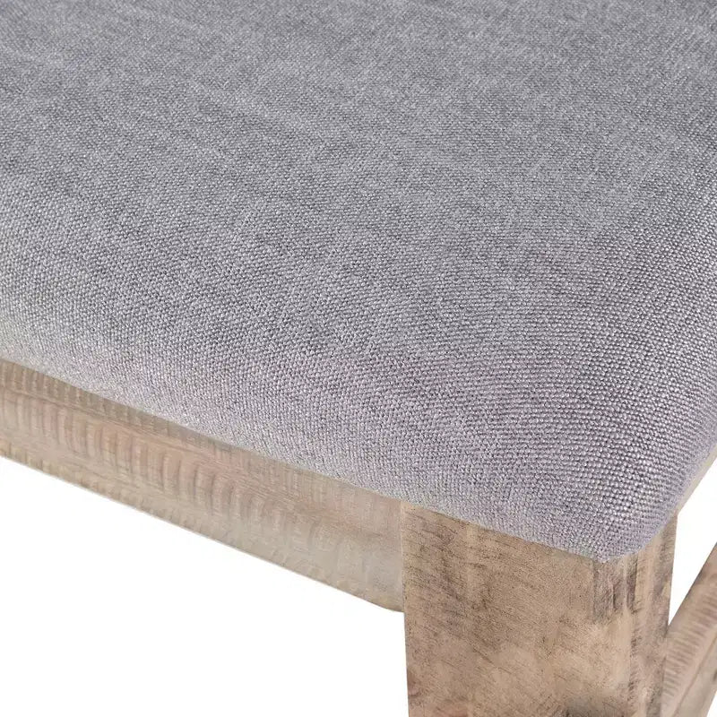 Ink+Ivy Set of 2 Sonoma Dining Side Chair Natural/Gray: Upholstered; Wood Frame; Foam Cushion