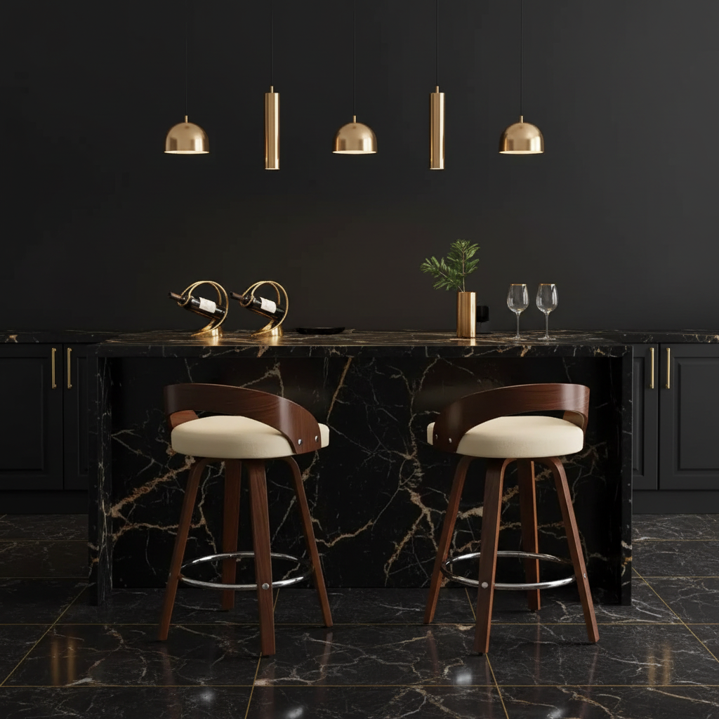 Tabourets de bar pivotants