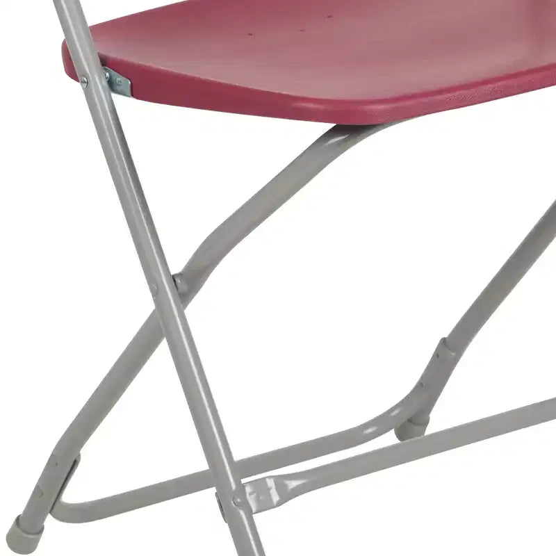 Flash Furniture Hercules Series Plastic Folding Chair - 2 Pack 650LB Weight Capacity