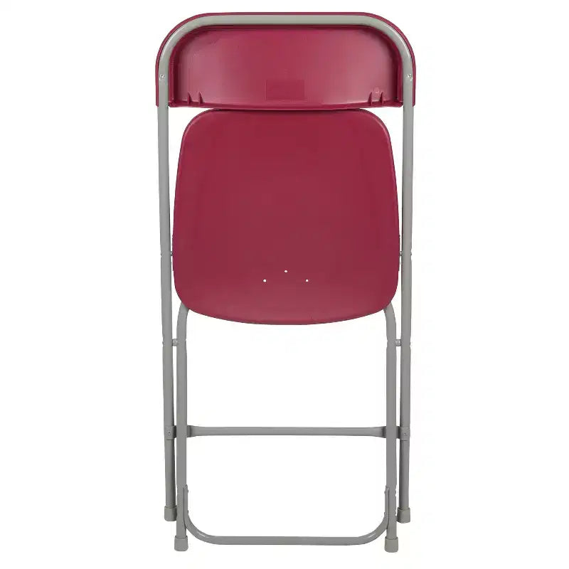 Flash Furniture Hercules Series Plastic Folding Chair - 2 Pack 650LB Weight Capacity