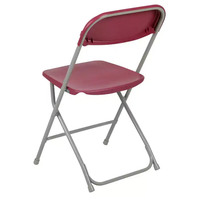 Flash Furniture Hercules Series Plastic Folding Chair - 2 Pack 650LB Weight Capacity