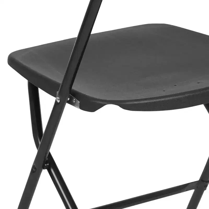 Flash Furniture Hercules Series Plastic Folding Chair - 2 Pack 650LB Weight Capacity