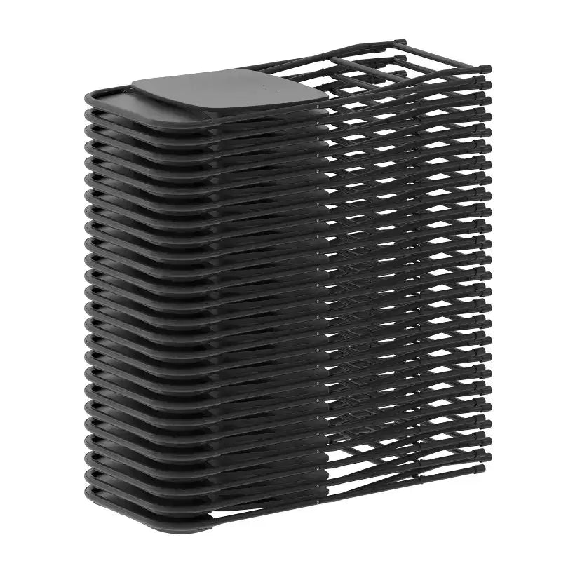 Flash Furniture Hercules Series Plastic Folding Chair - 2 Pack 650LB Weight Capacity