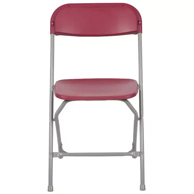Flash Furniture Hercules Series Plastic Folding Chair - 2 Pack 650LB Weight Capacity