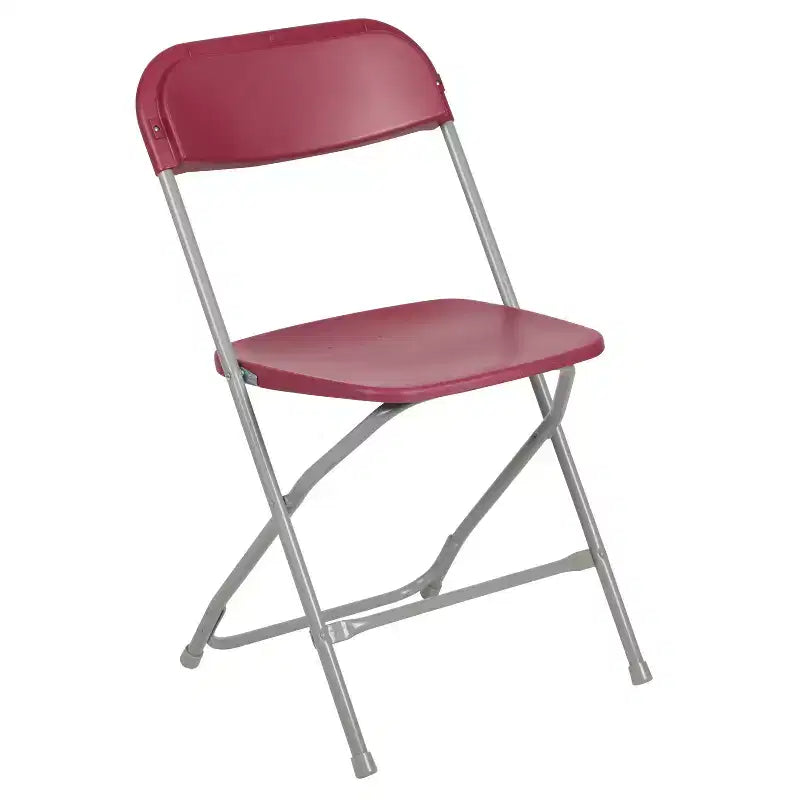 Flash Furniture Hercules Series Plastic Folding Chair - 2 Pack 650LB Weight Capacity