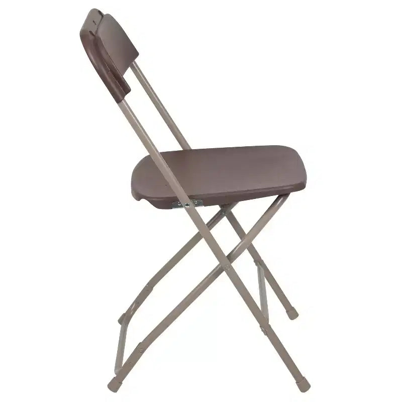 Flash Furniture Hercules Series Plastic Folding Chair - 2 Pack 650LB Weight Capacity