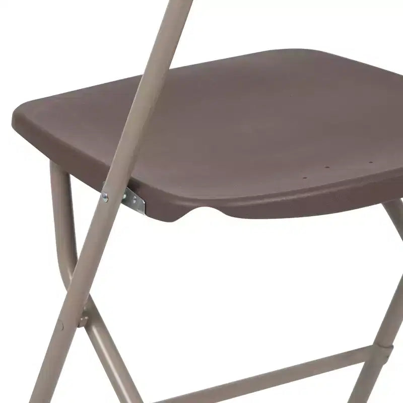 Flash Furniture Hercules Series Plastic Folding Chair - 2 Pack 650LB Weight Capacity