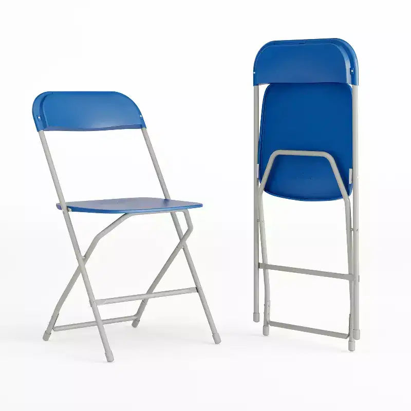 Flash Furniture Hercules Series Plastic Folding Chair - 2 Pack 650LB Weight Capacity