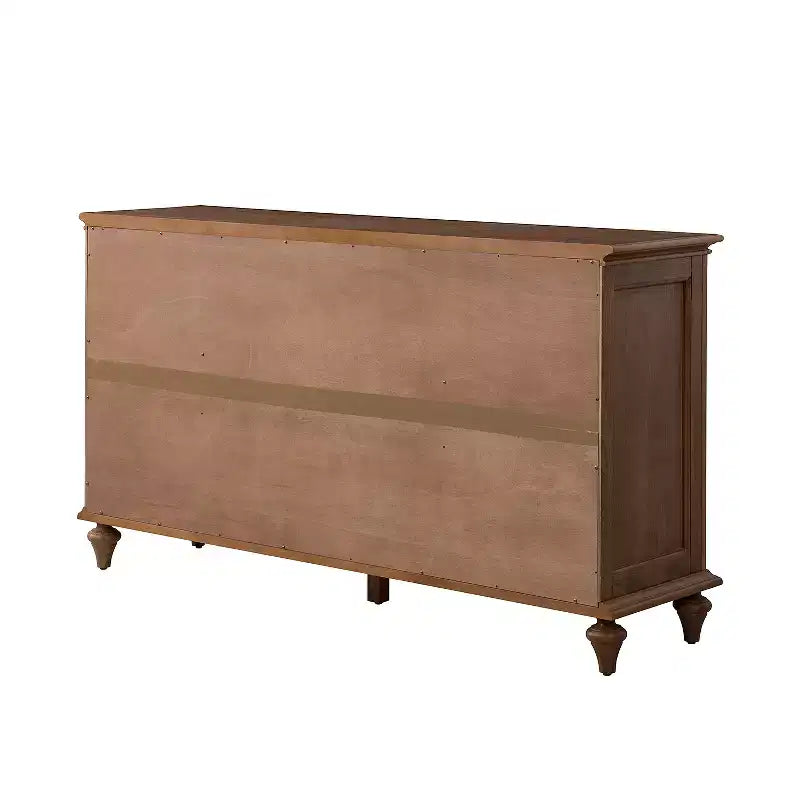 Nikolaj 58'' Wide 3 Drawer Traditional Sideboard with Solid Wood Legs| KARAT HOME