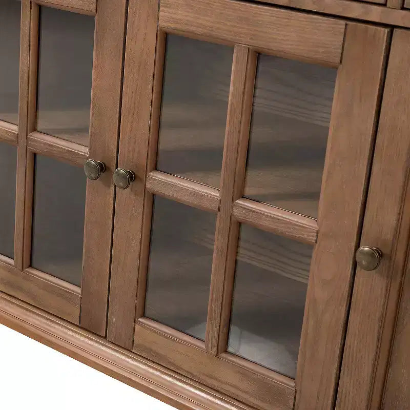 Nikolaj 58'' Wide 3 Drawer Traditional Sideboard with Solid Wood Legs| KARAT HOME