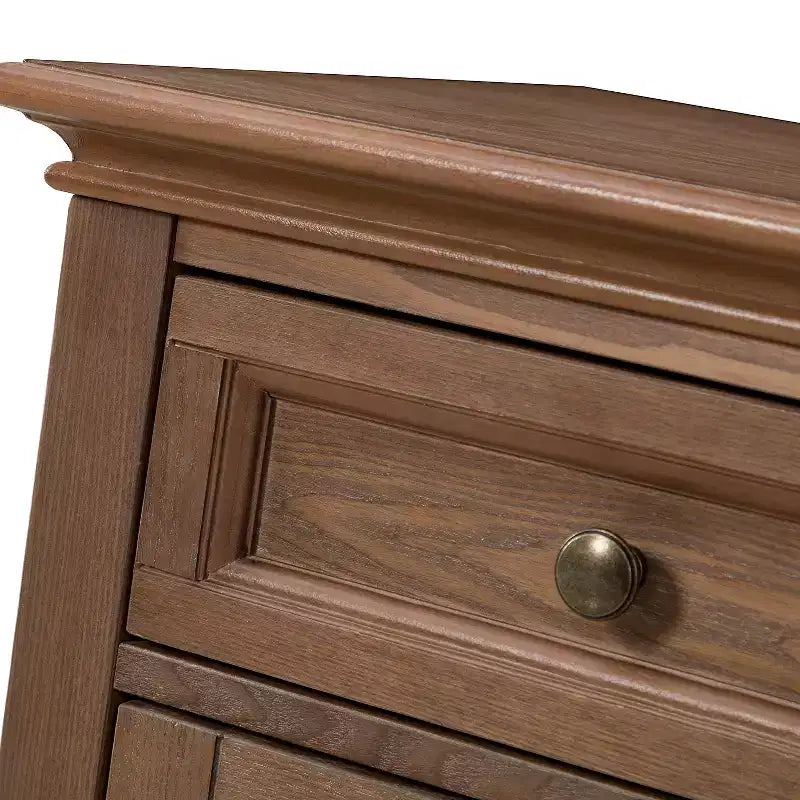 Nikolaj 58'' Wide 3 Drawer Traditional Sideboard with Solid Wood Legs| KARAT HOME