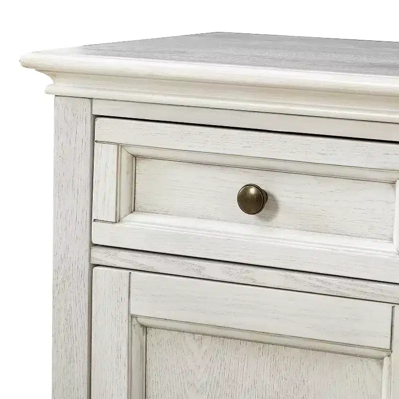 Nikolaj 58'' Wide 3 Drawer Traditional Sideboard with Solid Wood Legs| KARAT HOME