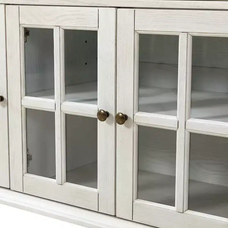 Nikolaj 58'' Wide 3 Drawer Traditional Sideboard with Solid Wood Legs| KARAT HOME